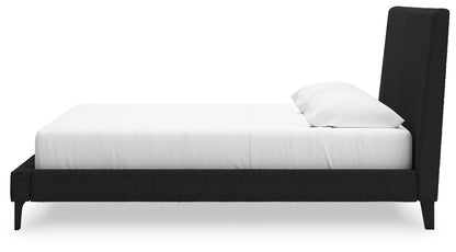 Cadmori King Upholstered Bed with Roll Slats