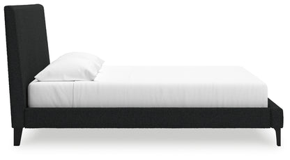 Cadmori King Upholstered Bed with Roll Slats