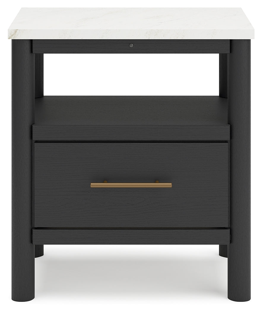 Cadmori King Panel Bed, Dresser, Mirror and Nightstand
