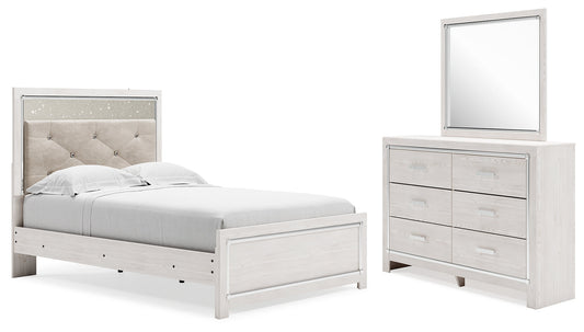 Altyra Full Panel Bed, Dresser and Mirror