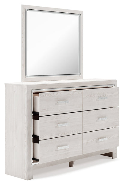 Altyra King Storage Bed, Dresser, Mirror and 2 Chests