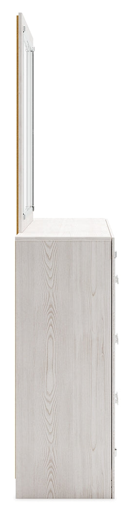 Altyra Queen Panel Storage Bed, Dresser, Mirror and Nightstand