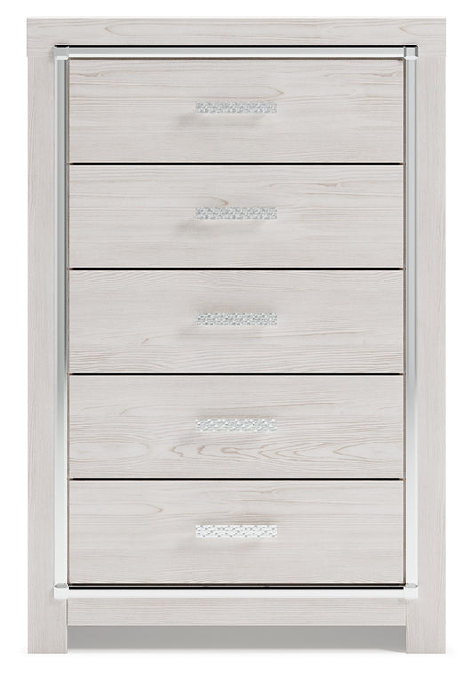 Altyra King Panel Bed, Chest and 2 Nightstands