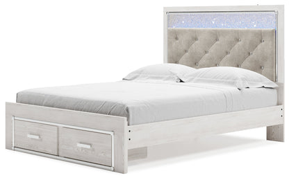 Altyra Queen Panel Storage Bed, Dresser, Mirror and Chest