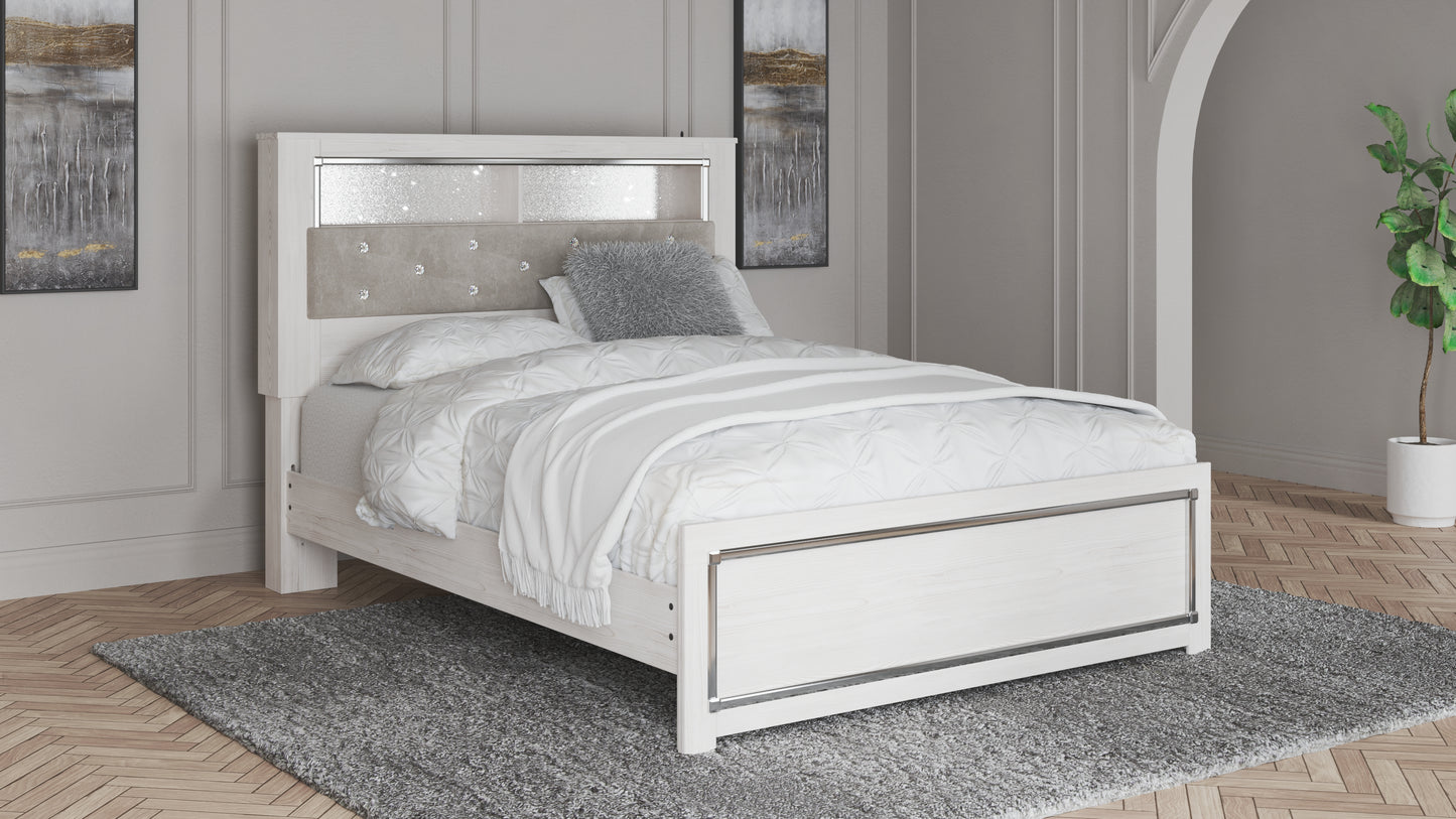 Altyra Queen Panel Bookcase Bed