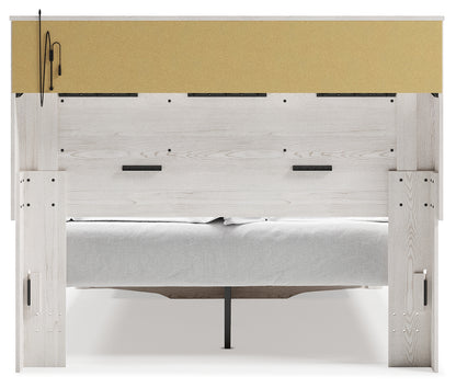 Altyra Queen Bookcase Storage Bed, Dresser and Mirror