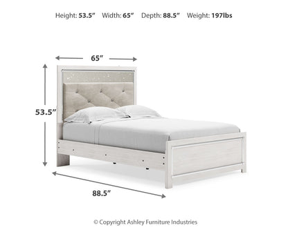 Altyra Full Panel Bed, Dresser, Mirror and Nightstand