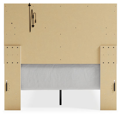 Altyra Full Upholstered Panel Bed, Dresser and Nightstand