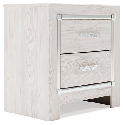 Altyra Queen Panel Storage Bed, Dresser, Mirror and Nightstand