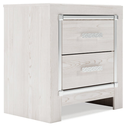 Altyra Full Panel Bed, Dresser, Mirror and Nightstand