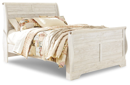 Willowton Queen Sleigh Bed