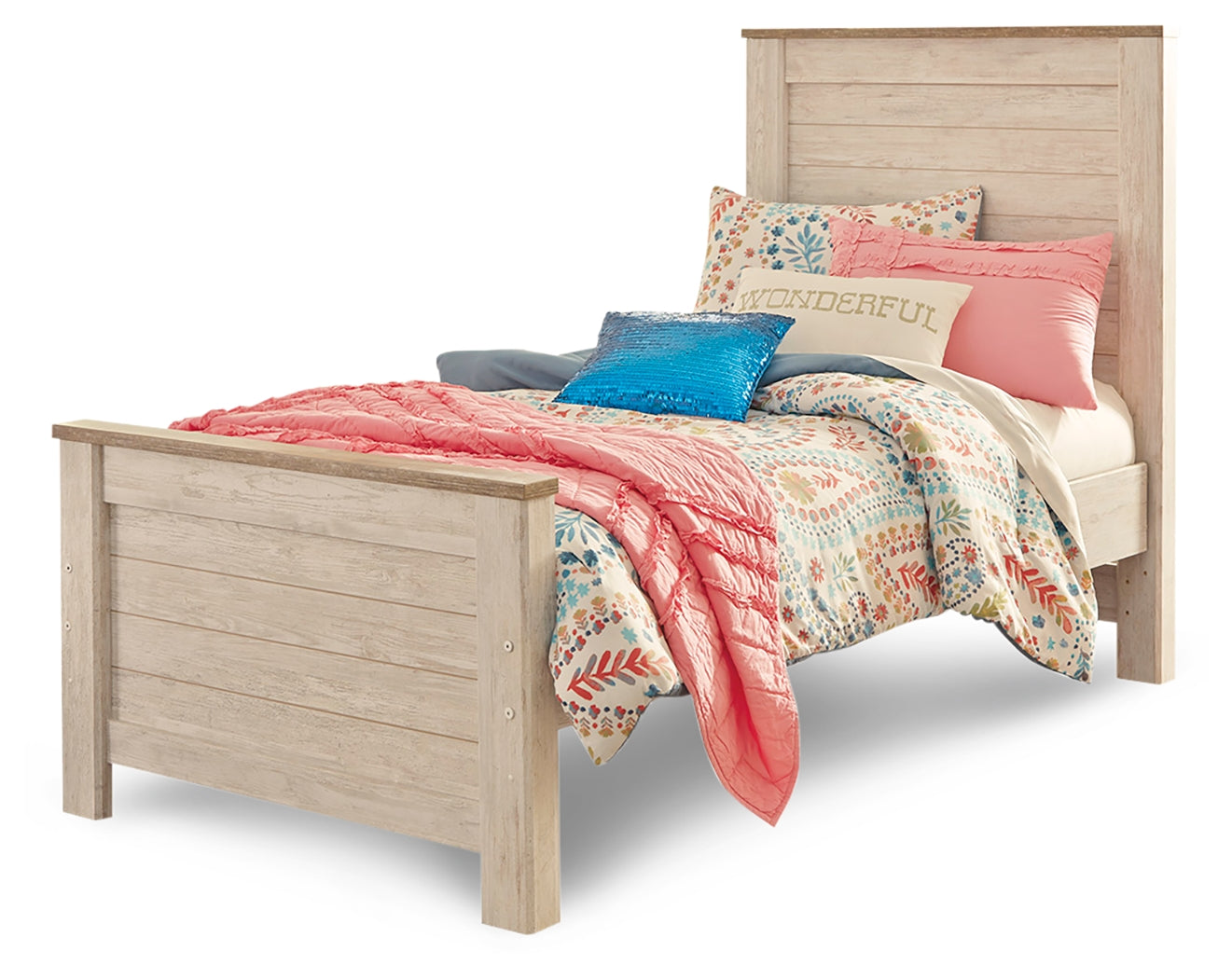 Willowton Twin Panel Bed and Dresser