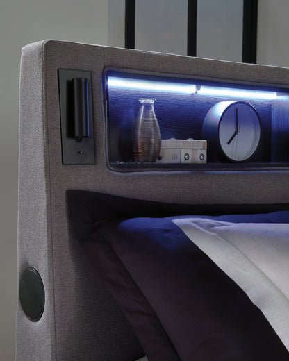 Verishaw California King Upholstered Bed