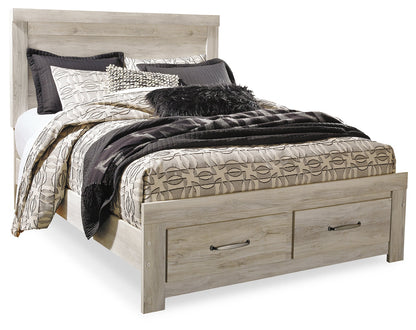 Bellaby Queen Panel Storage Bed, Dresser, Mirror and Nightstand