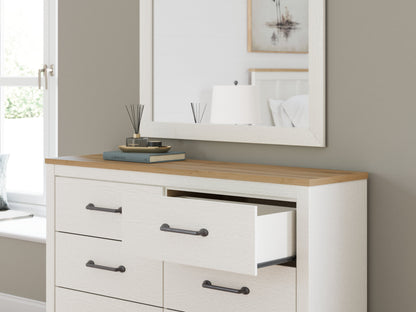 Linnocreek Full Panel Bed, Dresser and Mirror