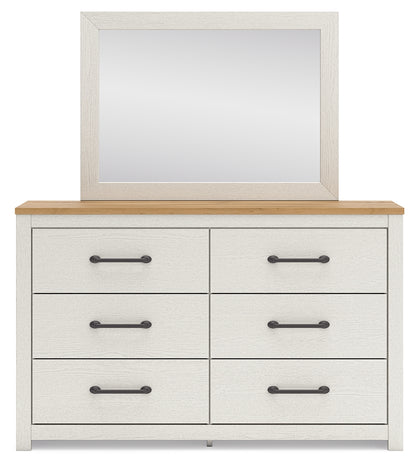 Linnocreek Queen Panel Bed, Dresser, Mirror and Nightstand