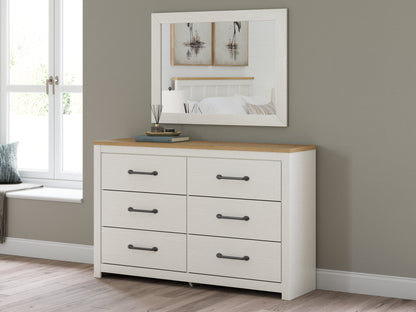 Linnocreek Full Panel Bed, Dresser and Mirror