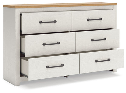 Linnocreek Queen Panel Bed, Dresser and Nightstand