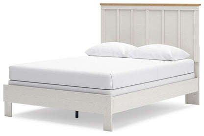 Linnocreek Queen Panel Bed, Dresser, Mirror and Nightstand