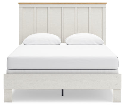 Linnocreek Queen Panel Bed, Dresser, Mirror and Nightstand