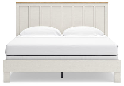 Linnocreek King Panel Bed, Dresser and Mirror