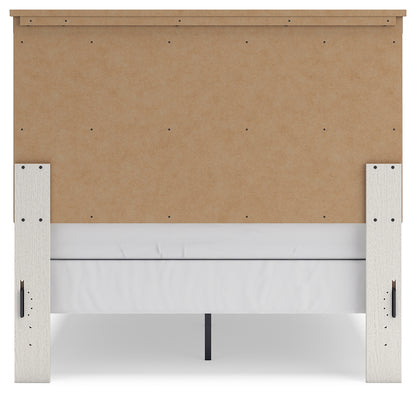 Linnocreek Full Panel Bed, Dresser and Mirror