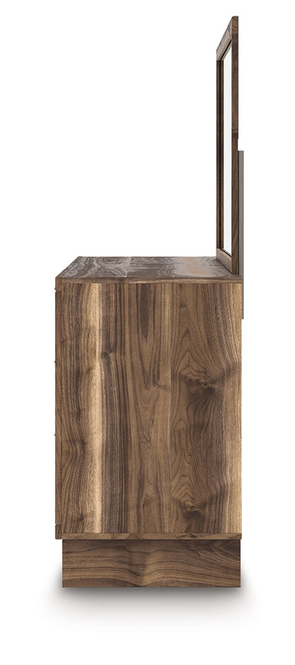 Chirason Full Panel Storage Bed, Dresser and Mirror