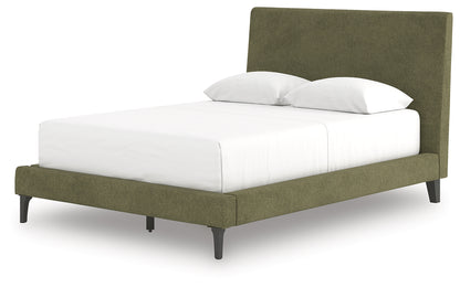 Chirason Full Upholstered Bed, Dresser and Mirror