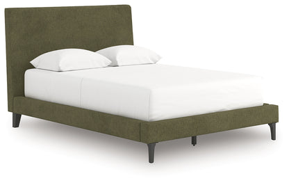 Chirason Full Upholstered Bed, Dresser and Mirror