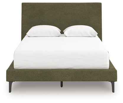 Chirason Full Upholstered Bed, Dresser and Mirror