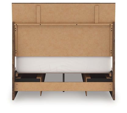 Chirason Full Panel Storage Bed, Dresser and Mirror