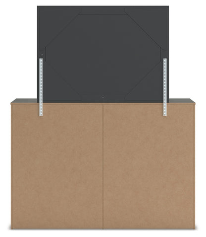 Fraluna Queen Panel Storage Bed, Dresser and Mirror