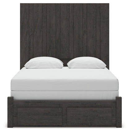 Fraluna Queen Panel Storage Bed, Dresser and Mirror