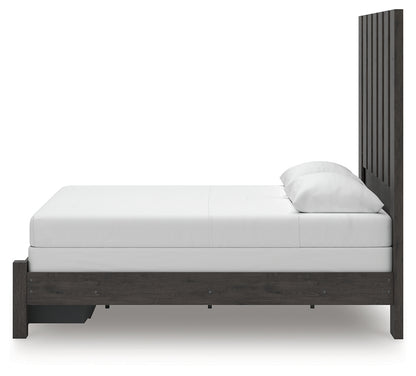 Fraluna Queen Panel Storage Bed, Dresser and Mirror