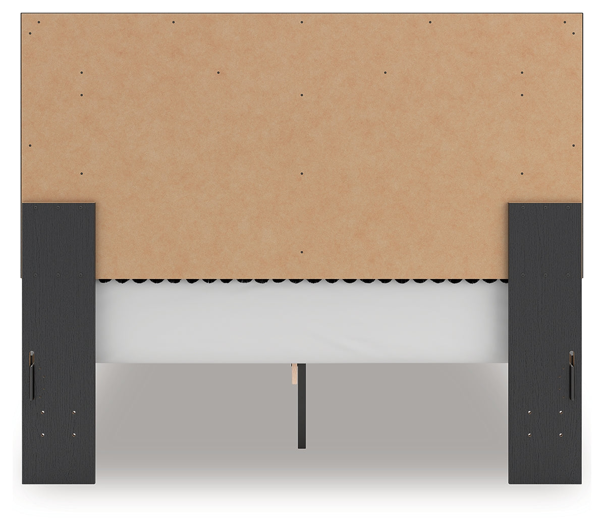 Zuraleus Queen Upholstered Panel Platform Bed, Dresser and Mirror