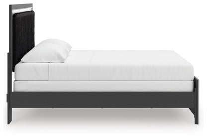 Zuraleus King Panel Bed, Dresser, Mirror and Nightstand