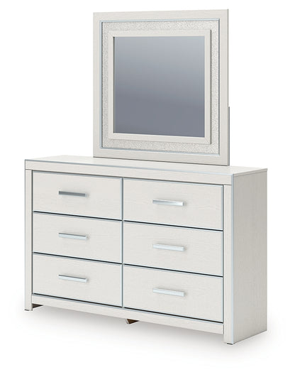 Zuraleus Queen Storage Bed, Dresser, Mirror and Nightstand