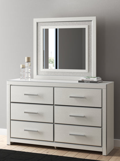 Zuraleus Queen Upholstered Bed, Dresser and Mirror