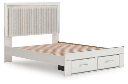 Zuraleus Queen Storage Bed, Dresser, Mirror and Nightstand