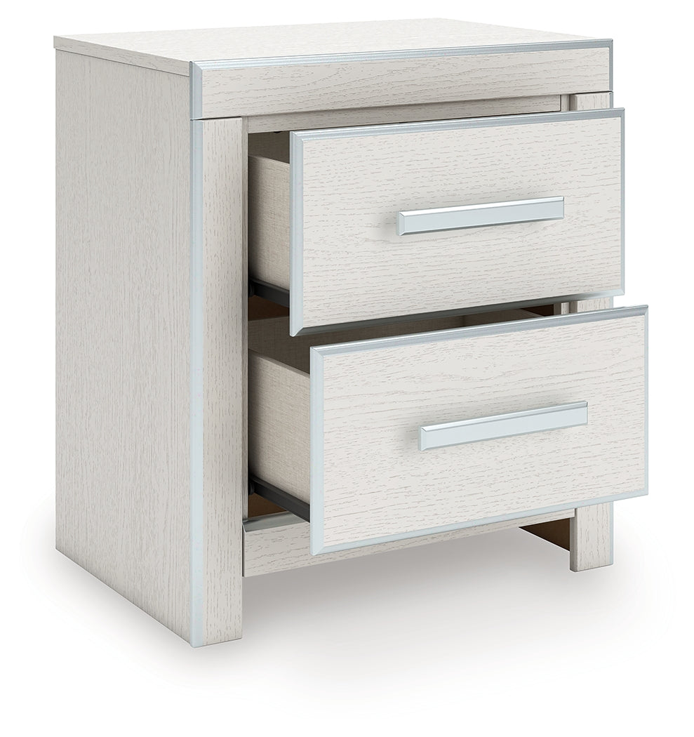Zuraleus Queen Storage Bed, Dresser, Mirror and Nightstand
