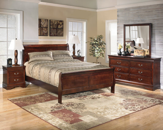 Alisdair Queen Sleigh Bed, Dresser, Mirror, and Nightstand