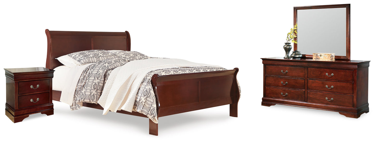 Alisdair King Sleigh Bed, Dresser, Mirror and Nightstand