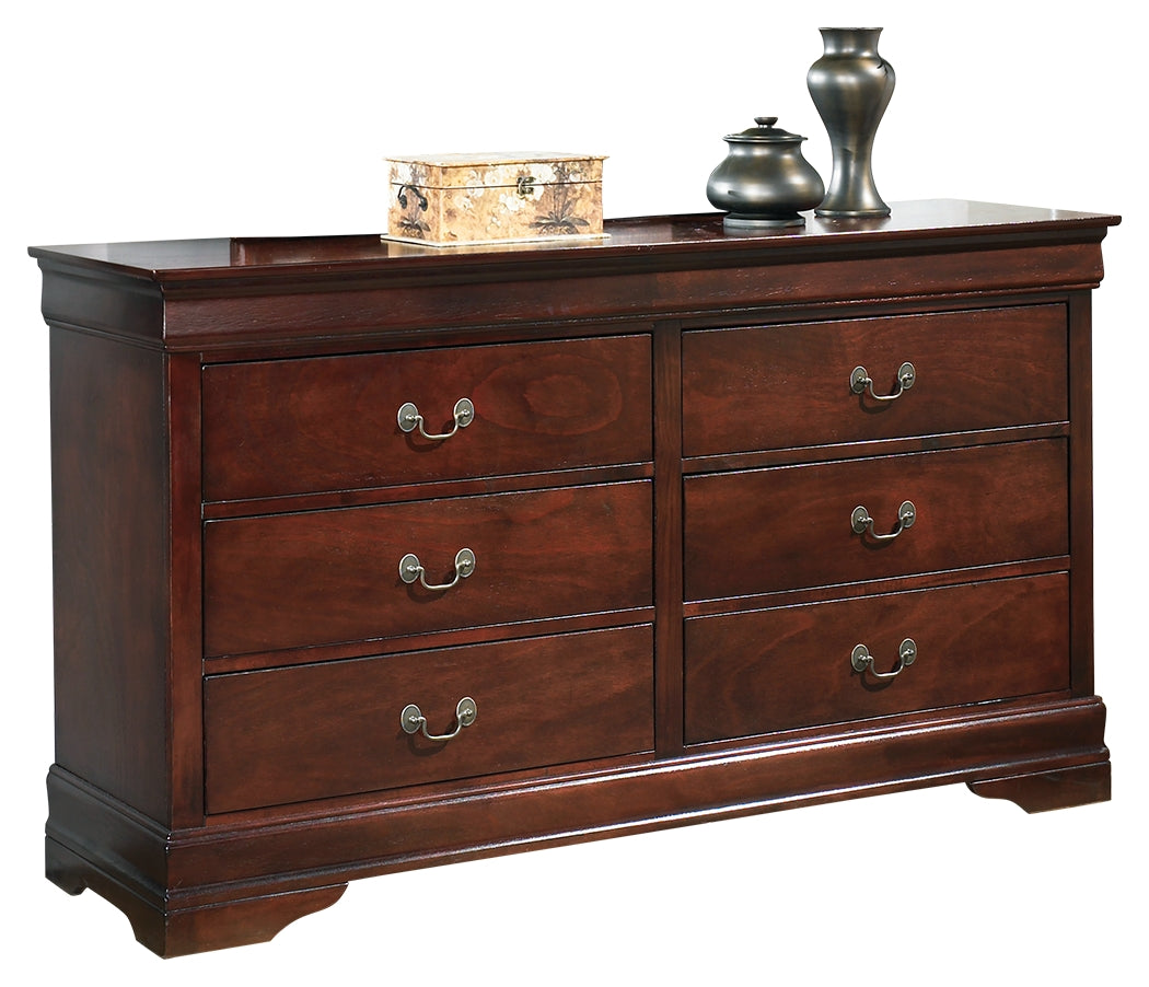 Alisdair Twin Sleigh Bed, 2 Dressers, Mirror and Nightstand