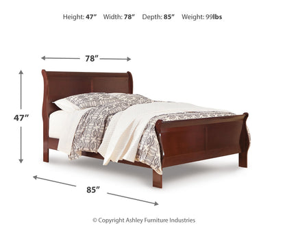 Alisdair King Sleigh Bed, Dresser and Mirror