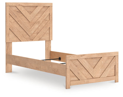 Sanginlane Twin Panel Bed