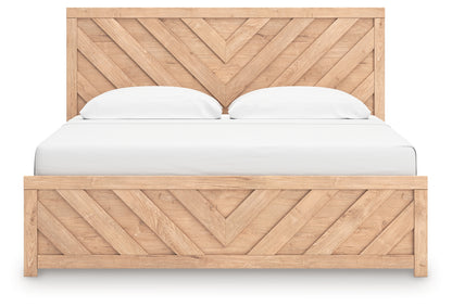 Sanginlane King Panel Bed