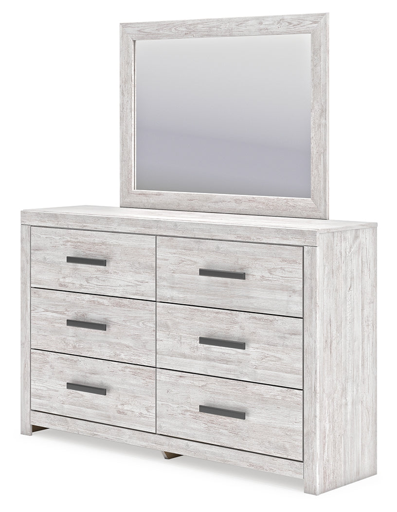 Cayboni Full Panel Bed, Dresser, Mirror, Chest and 2 Nightstands