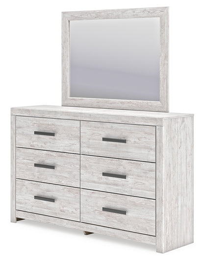 Cayboni Full Panel Bed, Dresser, Mirror, Chest and 2 Nightstands