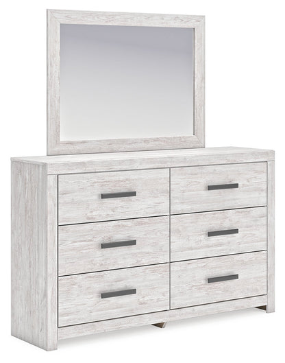 Cayboni Full Panel Bed, Dresser and Mirror