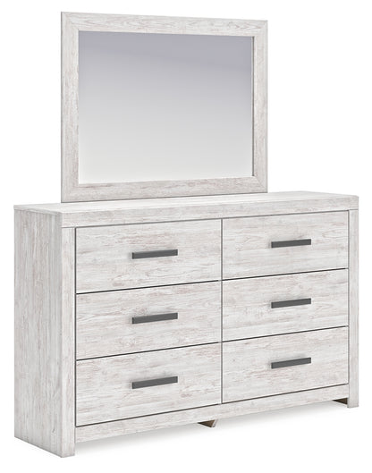 Cayboni Full Panel Bed, Dresser, Mirror, Chest and 2 Nightstands